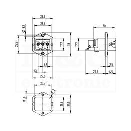 Picture of KONEKTOR HIRSCHMANN STASEI 3 N