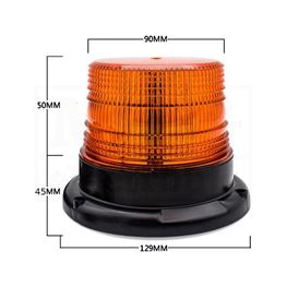 Picture of ROTACIONO SVETLO ORANŽ 12V SA MAGNETOM