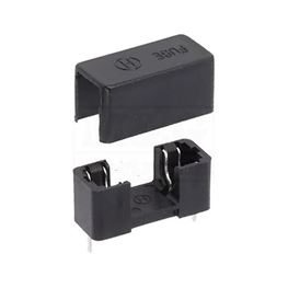 Slika za NOSAČ OSIGURAČA 5X20 PCB SA POKLOPCEM