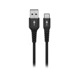 Slika za KABL USB C MUŠKI - USB A MUŠKI Supersoft crni 0,5m