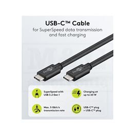 Slika za KABL USB C MUŠKI > USB C MUŠKI HS 3.2 2m