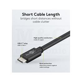 Slika za KABL USB C MUŠKI > USB C MUŠKI HS 3.2 2m