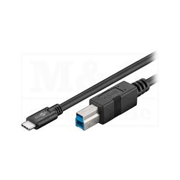 Slika za KABL USB C MUŠKI > USB B MUŠKI HS 3.0 1m