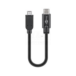 Slika za KABL OTG USB C MUŠKI > MIKRO USB B MUŠKI