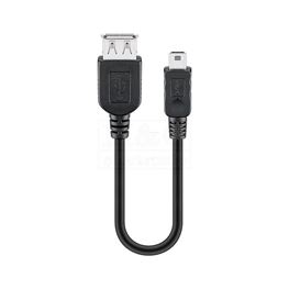 Slika za KABL OTG USB A ŽENSKI > USB Mini B MUŠKI