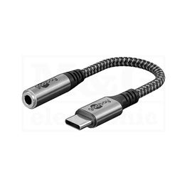 Slika za KABL USB C MUŠKI > 3,5 mm ŽENSKI