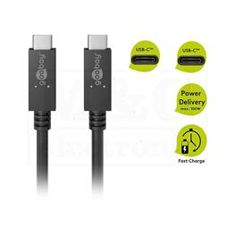 Slika za KABL USB C MUŠKI > USB C MUŠKI USB 3.2 1m