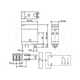 Slika za RELEJ OMRON G2R-1-SNI 1xU 10A 230V AC
