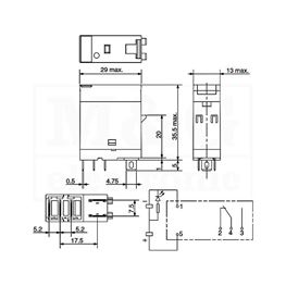 Picture of RELEJ OMRON G2R-1-SNI 1xU 10A 12V DC