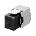 Slika za KEYSTONE MODUL 1x RJ45 UTP CAT 6A CRNI