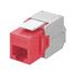 Slika za KEYSTONE MODUL 1x RJ45 UTP CAT 6A CRVENI