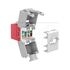 Slika za KEYSTONE MODUL 1x RJ45 UTP CAT 6A CRVENI