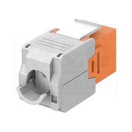 Slika za KEYSTONE MODUL 1x RJ45 UTP CAT 6A ORANŽ