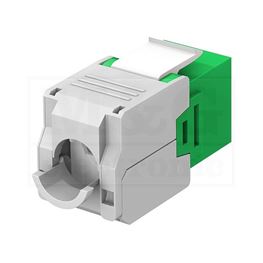 Slika za KEYSTONE MODUL 1x RJ45 UTP CAT 6A ZELENI
