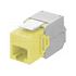 Slika za KEYSTONE MODUL 1x RJ45 UTP CAT 6A ŽUTI