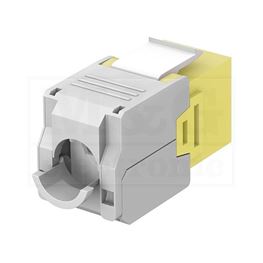 Slika za KEYSTONE MODUL 1x RJ45 UTP CAT 6A ŽUTI