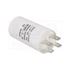Slika za KONDENZATOR ZA RAD MOTORA 2,5µF 450V AC SR