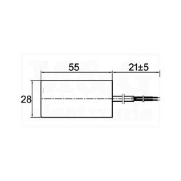 Slika za KONDENZATOR ZA RAD MOTORA 1.5µF 475V AC DUCATI
