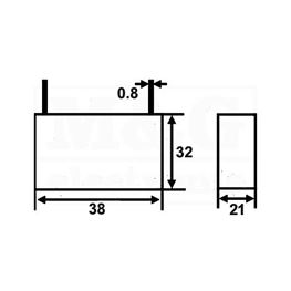 Slika za KONDENZATOR ZA RAD MOTORA 4.5µF 450V AC