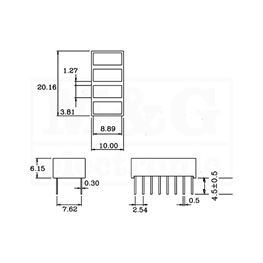 Slika za DISPLEJ LED BARGRAF 2620 HR